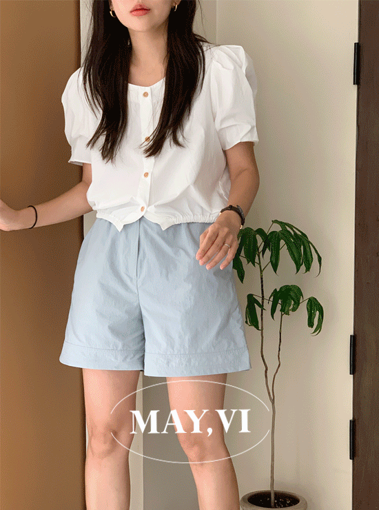 [Mayvi] Aotte white blouse