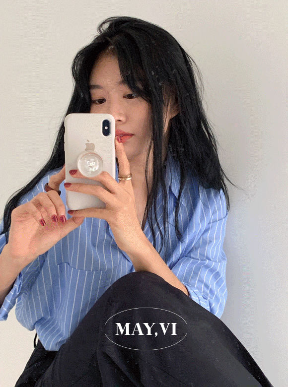 [Mayvi] Tuti Stripe shirts (2 color)