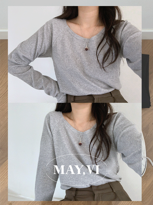 [Mayvi] 레글런 여리 티셔츠 (5 color)