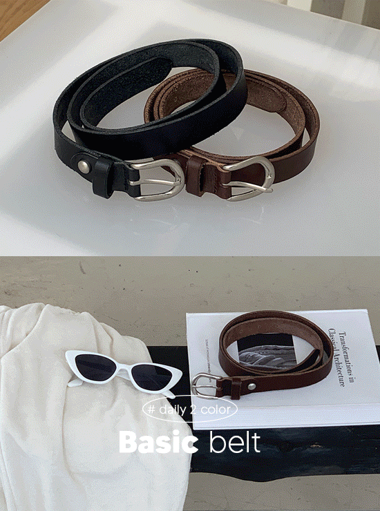코엠 belt (2 color), 소가죽 100%