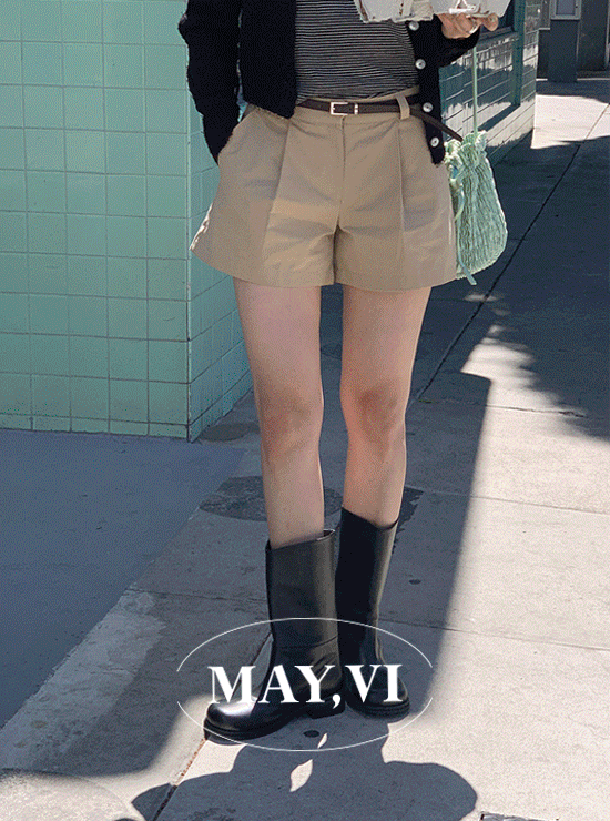 [Mayvi] Pen 로우라이즈 pants (3 color/belt set)