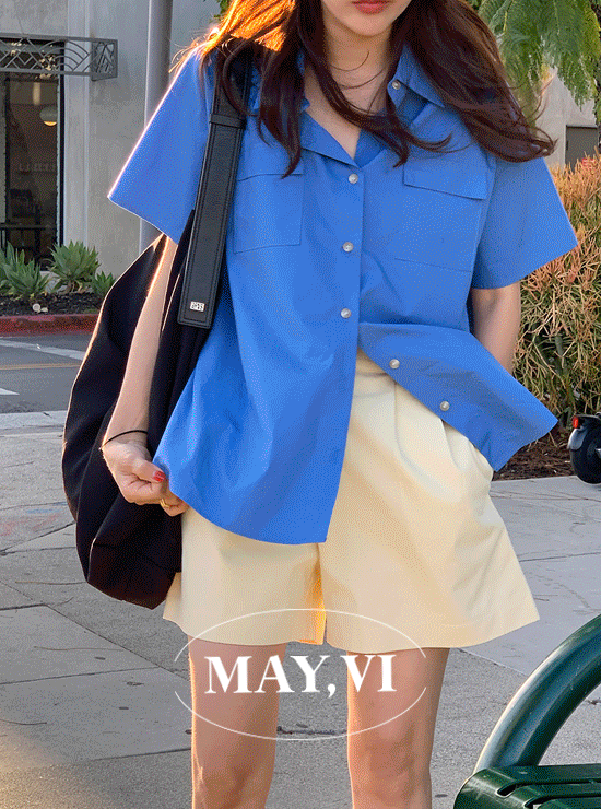 [Mayvi] Cus 포켓 셔츠 (5 color)