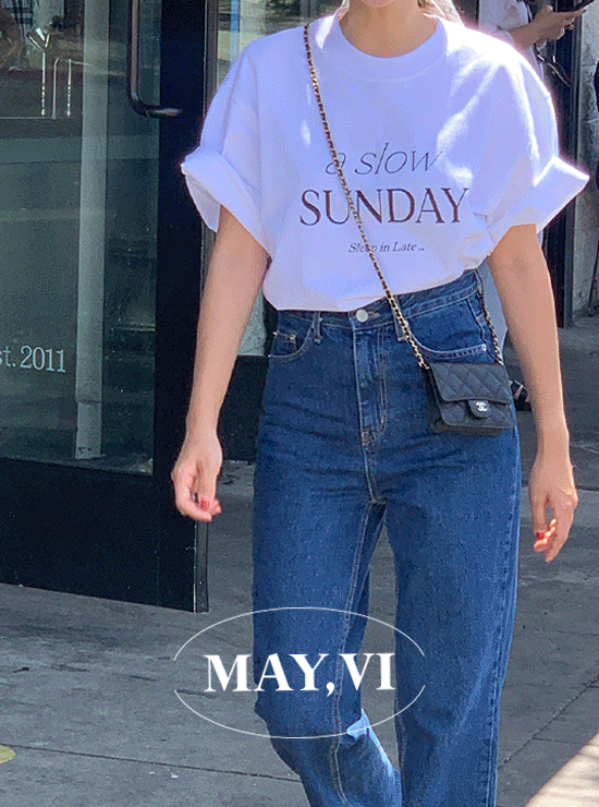 [Mayvi/High quality] Letter over tee