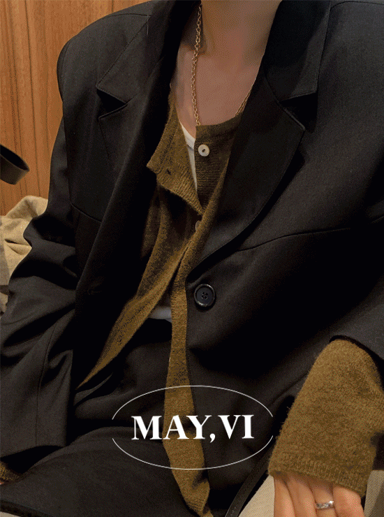[Mayvi] City suit jacket (2 color)