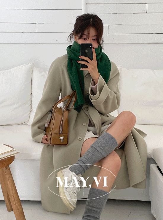 [Mayvi] Sando handmade coat (3 color), 울 90%
