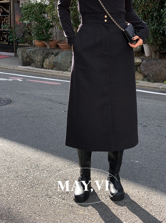 [Mayvi] Delis wool skirt (2 color), 울 18%