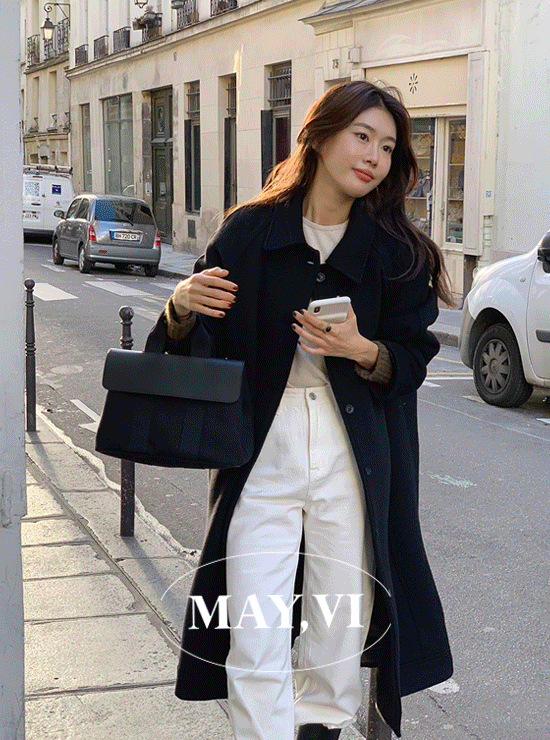 [Mayvi] Soup wool coat (3 color/2 length), 울 70%