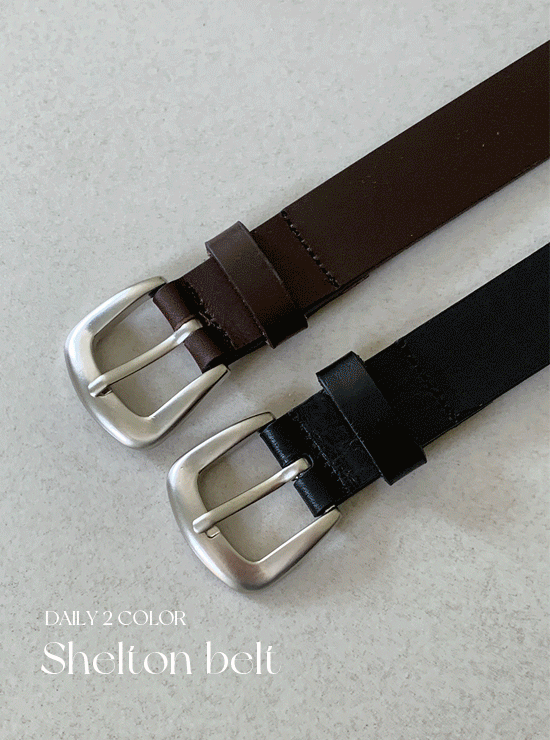 셀튼 belt (2 color), 소가죽 100%