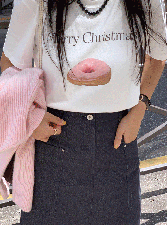 메리 도넛 반팔 tee (3 color)