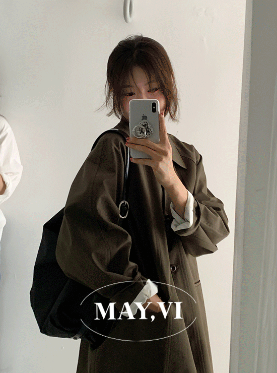 [Mayvi/가을아우터/무료배송] Soho 하프 트렌치 코트 (2 color)